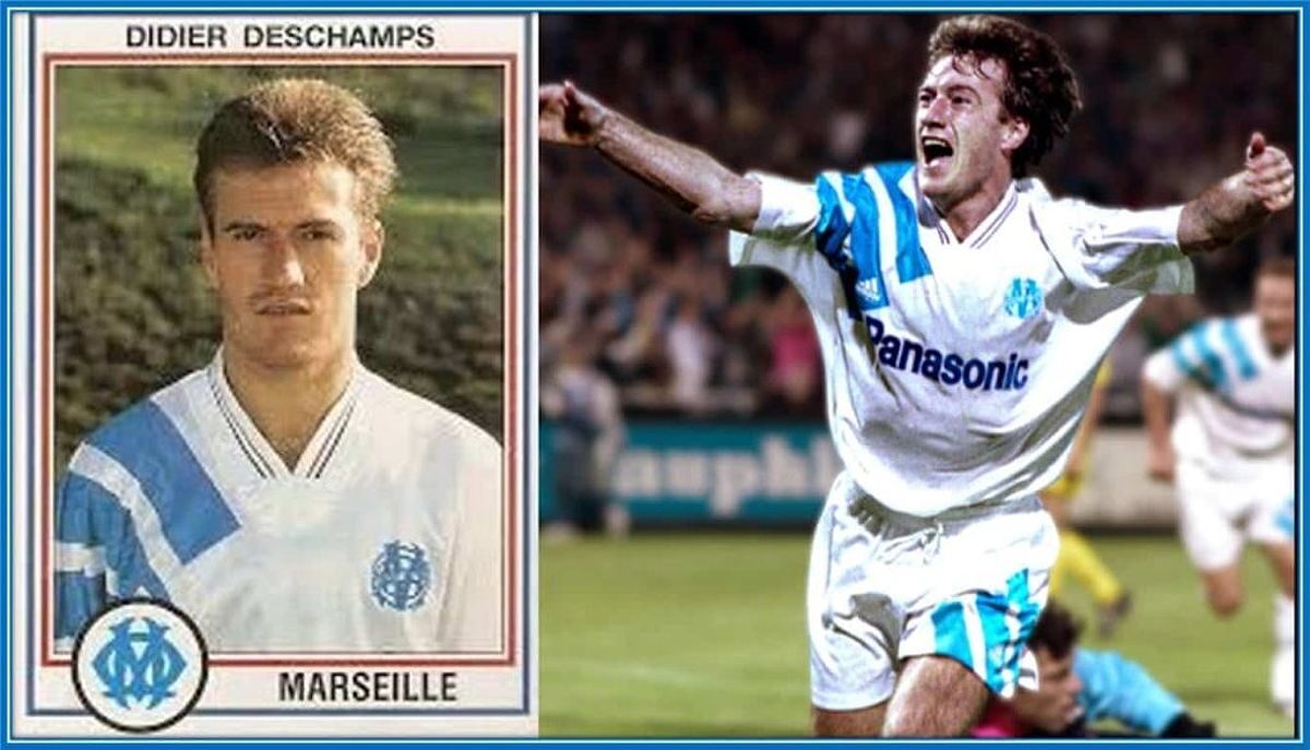 Didier Deschamps trong những ngày ở Olympique de Marseille.