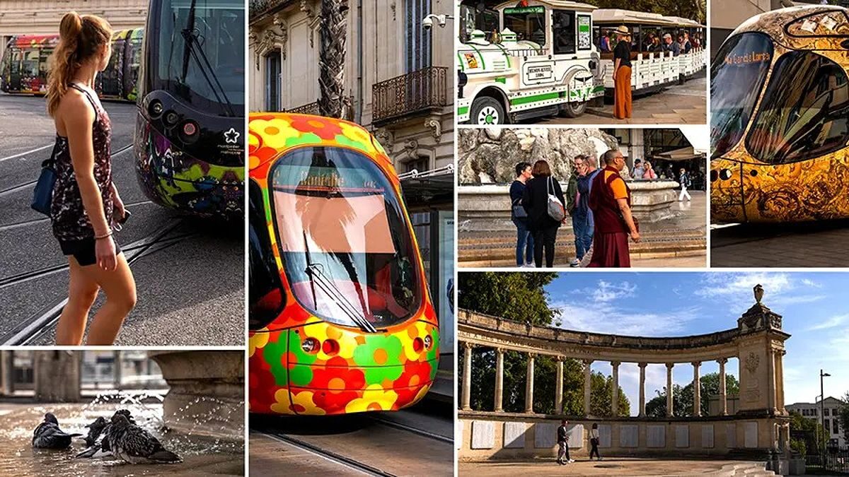 Khung cảnh Montpellier, Pháp